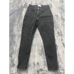 Denizen from Levi's Skinny Jeans Women 10M W30 L30 Black High Rise Stretch Denim